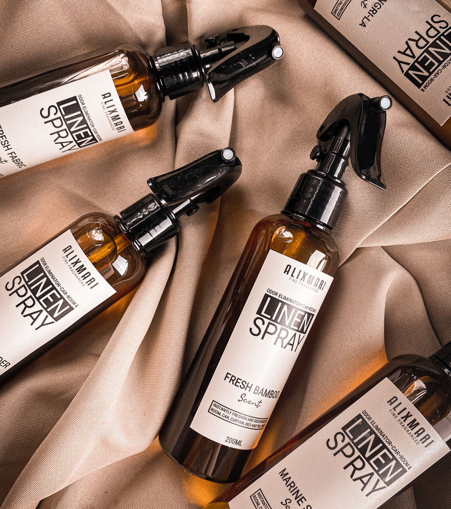 Hotel Scents Car/Room/Linen Spray and disinfectant 200ML by Alixmari Fine Fragrances